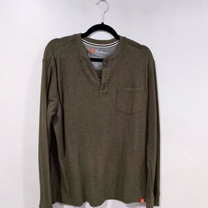 Olive Green Henley Shirt